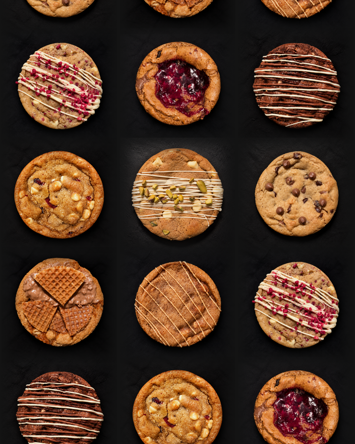 Selection of artisan sourdough cookies – Cookie Selection Box