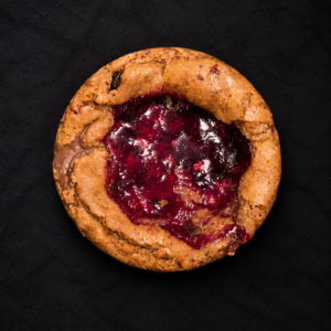 Dark Chocolate and Black Cherry sourdough cookie - The Black Forest Faux Pas