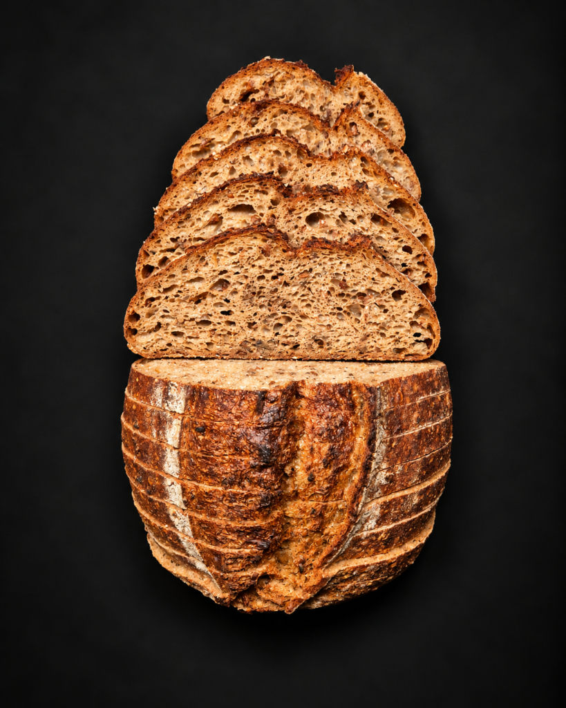 Sliced malt and rye sourdough loaf – The Cotswold Commodore