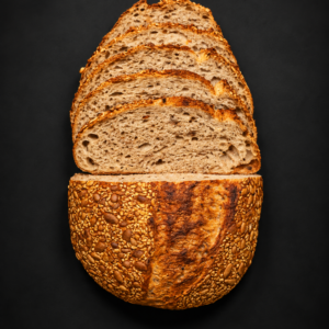 Sliced multigrain seeded sourdough loaf – The Seeded Squire