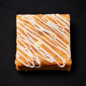 Lemon, White Chocolate and Elderflower Blondie - The Amalfi Invitation