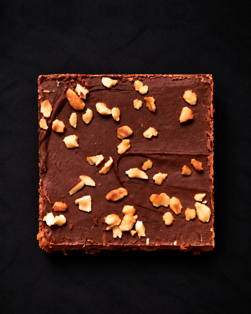 Dark Chocolate, Espresso, Hazelnut sourdough brownie - The Mocha Misadventure